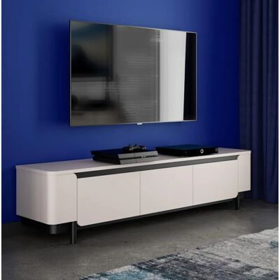 Forte Vodol TV-Schrank - Soft Close, Beige, 204,9cm Forte Vodol TV-Schrank - Soft Close, Beige, 204,9cm
