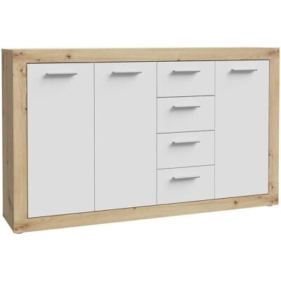 Forte Baccio Weiß Sideboard - Modernes Stauraummöbel Forte Baccio Weiß Sideboard - Modernes Stauraummöbel