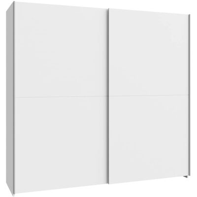 Forte Kleiderschrank - Schiebetüren - Weiß - Schrank Forte Kleiderschrank - Schiebetüren - Weiß - Schrank