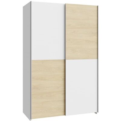 Forte Kleiderschrank mit 2 Schiebetüren - Schrank Forte Kleiderschrank mit 2 Schiebetüren - Schrank