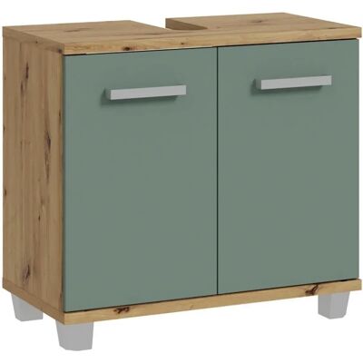 Forte Veris Waschbeckenunterschrank - Salbei - 2 Türen Forte Veris Waschbeckenunterschrank - Salbei - 2 Türen