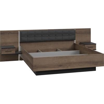 Bettanlage Forte Bellevue - FSC-zertifiziert, Grau, 180x200cm Bettanlage Forte Bellevue - FSC-zertifiziert, Grau, 180x200cm