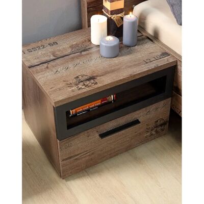 Forte Jacky Nachttisch - FSC-Holz - 52cm Forte Jacky Nachttisch - FSC-Holz - 52cm