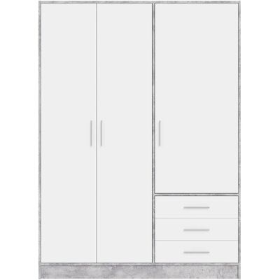 Forte Jupiter Europäischer Kleiderschrank - 3-Türen Modernes Design Forte Jupiter Europäischer Kleiderschrank - 3-Türen Modernes Design