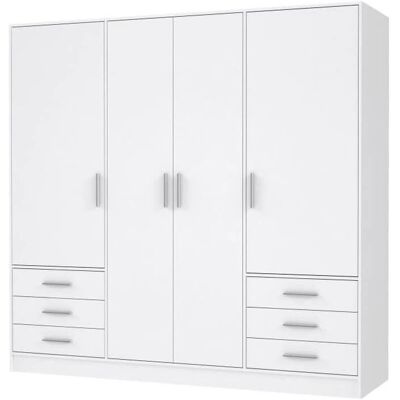 Forte Jupiter Kleiderschrank - Moderner FSC-zertifizierter Holz Forte Jupiter Kleiderschrank - Moderner FSC-zertifizierter Holz
