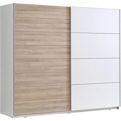 Merkury Market Java 200 Eiche Weiß Kleiderschrank Merkury Market Java 200 Eiche Weiß Kleiderschrank