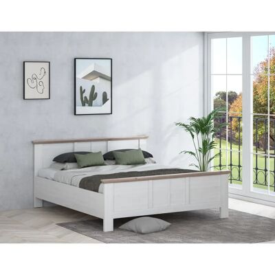 Forte Iloppa Bettgestell - Klassischer Landhausstil - Max. 220 kg Belastbarkeit Forte Iloppa Bettgestell - Klassischer Landhausstil - Max. 220 kg Belastbarkeit