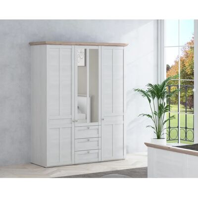 Furniture To Go Iloppa 3-Tür-Garderobe - Kleiderschrank Furniture To Go Iloppa 3-Tür-Garderobe - Kleiderschrank
