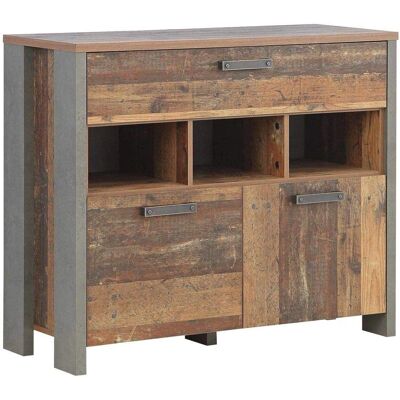 Forte Clif Vintage Holz & Beton Sideboard - Sideboard Forte Clif Vintage Holz & Beton Sideboard - Sideboard