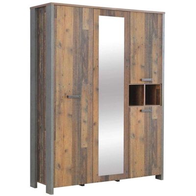 Forte Clif Kleiderschrank - Vintage Grau & Betonoptik Forte Clif Kleiderschrank - Vintage Grau & Betonoptik