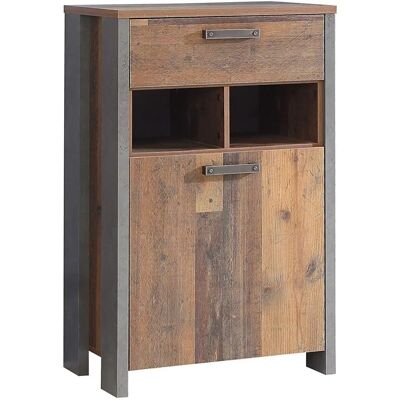 FORTE Clif Vintage Holz Schuhschrank - Schuhschrank FORTE Clif Vintage Holz Schuhschrank - Schuhschrank