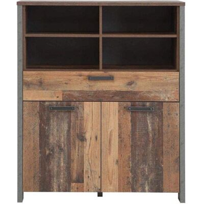 Forte Clif Vintage Graues Sideboard - Sideboard Forte Clif Vintage Graues Sideboard - Sideboard