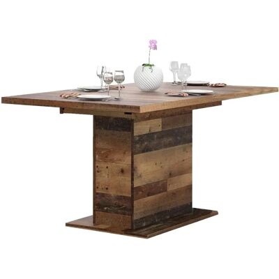 FORTE Rechteckiger Esstisch - Ausziehbar - FSC-zertifiziertes Holz FORTE Rechteckiger Esstisch - Ausziehbar - FSC-zertifiziertes Holz