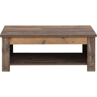 Forte Clif - Vintage Old-Wood Rechteckiger Couchtisch - Couchtisch Forte Clif - Vintage Old-Wood Rechteckiger Couchtisch - Couchtisch