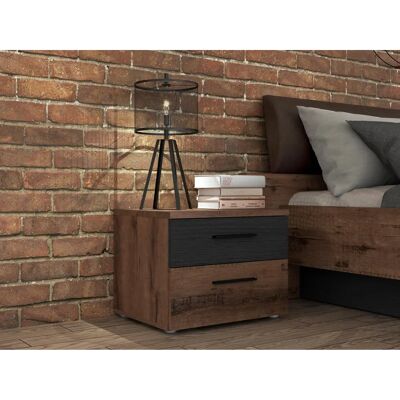 Forte Jacky Nachttisch - 2 Schubladen, FSC, Modern Forte Jacky Nachttisch - 2 Schubladen, FSC, Modern