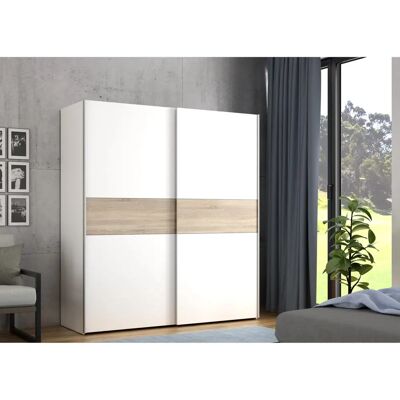 FORTE Longline Schwebetürenschrank - 2 Schiebetüren - Modernes Design FORTE Longline Schwebetürenschrank - 2 Schiebetüren - Modernes Design