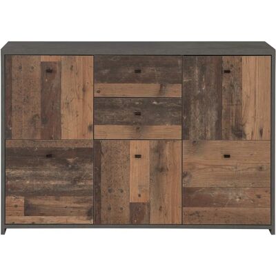 Forte CHEST Graue Kommode - Stauraum Möbel Forte CHEST Graue Kommode - Stauraum Möbel