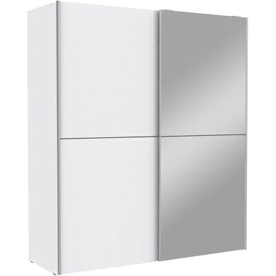 Forte White Kiss Schrank - Spiegeltür, Für Kleine Räume Forte White Kiss Schrank - Spiegeltür, Für Kleine Räume