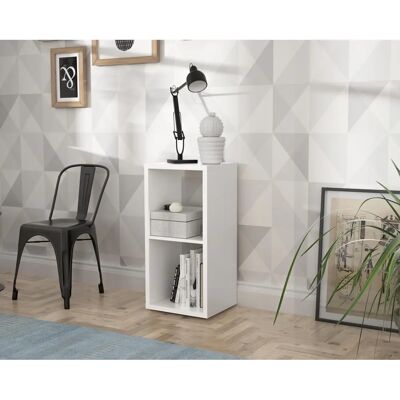 FORTE - Standregal - White - 2 Shelves - Shelf FORTE - Standregal - White - 2 Shelves - Shelf
