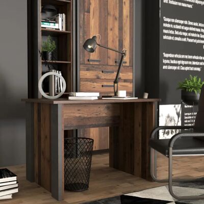 Forte Clif Vintage Holz Schreibtisch - Schreibtisch Forte Clif Vintage Holz Schreibtisch - Schreibtisch