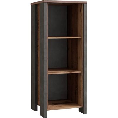 Forte Clif Aktenregal - Vintage Holz & Industrie-Design Forte Clif Aktenregal - Vintage Holz & Industrie-Design