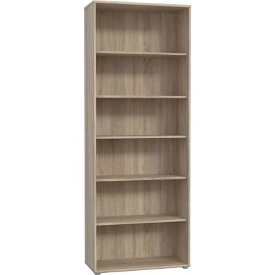 Forte Tempra Regal - Modernes umweltfreundliches offenes Regal - 73,7x34,8x197,5cm Forte Tempra Regal - Modernes umweltfreundliches offenes Regal - 73,7x34,8x197,5cm