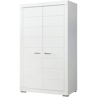 Kodin1.Com Weißer Kleiderschrank - Janyha 116x198 Cm - Vielseitiger Moderner Stauraum Kodin1.Com Weißer Kleiderschrank - Janyha 116x198 Cm - Vielseitiger Moderner Stauraum