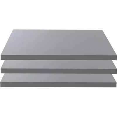 Forte Graue Einlegeböden - 3er Set - Kleiderschrank- Zubehör Forte Graue Einlegeböden - 3er Set - Kleiderschrank- Zubehör