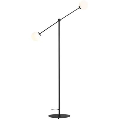 Lampa podłogowa czarna Ohio od Aldex - Regulowane nowoczesne oświetlenie Lampa podłogowa czarna Ohio od Aldex - Regulowane nowoczesne oświetlenie