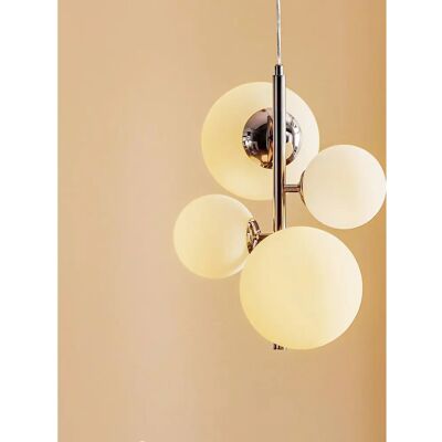 Lampa wisząca Aldex Bloom Chrom - Nowoczesne Szklane Kule Światło Lampa wisząca Aldex Bloom Chrom - Nowoczesne Szklane Kule Światło