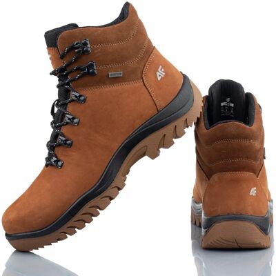 4F Brązowe wodoodporne buty turystyczne - Buty 4F Brązowe wodoodporne buty turystyczne - Buty