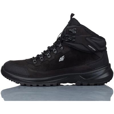 4F Czarny Nubuk Wodoodporne Buty Trekkingowe - Buty 4F Czarny Nubuk Wodoodporne Buty Trekkingowe - Buty