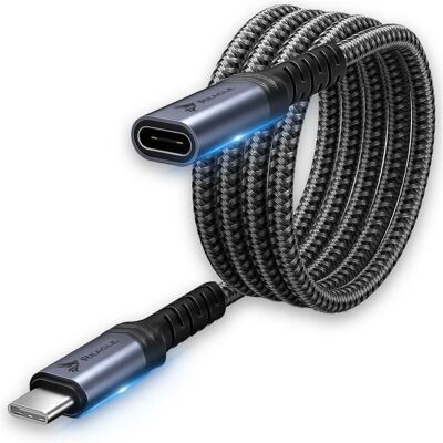 REAGLE - Thunderbolt 100W 4K60 - Noir - 0.5m - Câble - Publicité REAGLE - Thunderbolt 100W 4K60 - Noir - 0.5m - Câble - Publicité