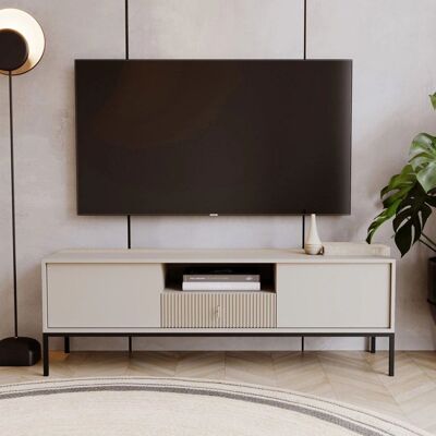 PETITS-MEUBLES Arya Cashmere TV-Schrank - 2 Türen, 1 Schublade PETITS-MEUBLES Arya Cashmere TV-Schrank - 2 Türen, 1 Schublade