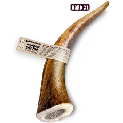 Paka Zwierzaka Naturligt älggevä för hundar - Hard XL - 18 cm Paka Zwierzaka Naturligt älggevä för hundar - Hard XL - 18 cm