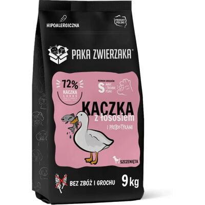 PAKA ZWIERZAKA Seventh Heaven Karma sucha z kaczką i łososiem dla szczeniąt 9kg - Karma dla psów PAKA ZWIERZAKA Seventh Heaven Karma sucha z kaczką i łososiem dla szczeniąt 9kg - Karma dla psów
