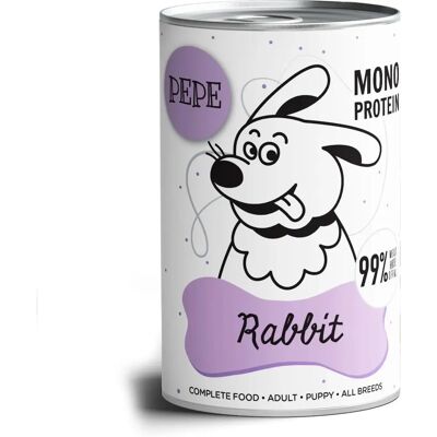 PEPE Rabbit 12x400g - Djurmat PEPE Rabbit 12x400g - Djurmat