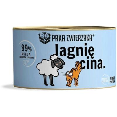 PAKA ZWIERZAKA Mjukt kattmat med lamm - Kött & Monoprotein PAKA ZWIERZAKA Mjukt kattmat med lamm - Kött & Monoprotein