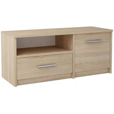 Szafka RTV BODO 1D1S Sonoma - Laminowana powierzchnia, Nowoczesny design Szafka RTV BODO 1D1S Sonoma - Laminowana powierzchnia, Nowoczesny design