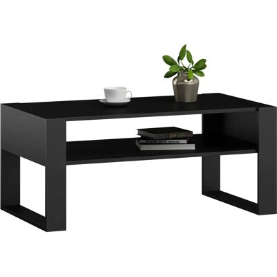 Polski Kaja Czarny Loft Stolik Kawowy - Nowoczesny Styl Loft Polski Kaja Czarny Loft Stolik Kawowy - Nowoczesny Styl Loft