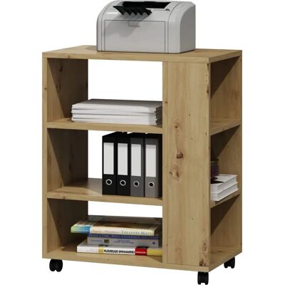 ARTISAN - PrinterTable - Dąb Artisan - Wheels - Printer cart ARTISAN - PrinterTable - Dąb Artisan - Wheels - Printer cart
