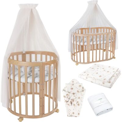 Waldin OWAL Lit bébé 7 en 1 Champagne Pissenlit - Lit bébé - Publicité Waldin OWAL Lit bébé 7 en 1 Champagne Pissenlit - Lit bébé - Publicité