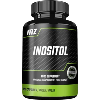 MZ-STORE Inositol 600mg 120 Kapsler - Nervesystem og Metabolsk Helse MZ-STORE Inositol 600mg 120 Kapsler - Nervesystem og Metabolsk Helse