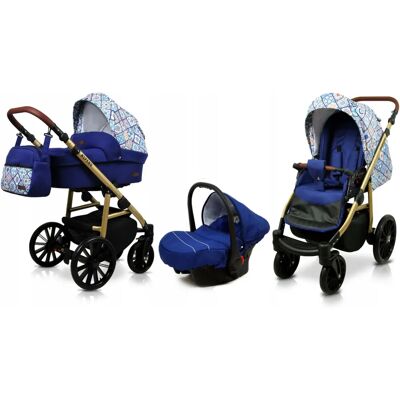 BABYLUX - ASPERO 3IN1 - Aluminium - Pliable - Poussette - Publicité BABYLUX - ASPERO 3IN1 - Aluminium - Pliable - Poussette - Publicité