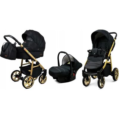 BABYLUX - CLASSIC GOLD - Cadre Onyx - Réglable - Poussette - Publicité BABYLUX - CLASSIC GOLD - Cadre Onyx - Réglable - Poussette - Publicité