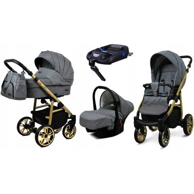 BabyLux - CLASSIC GOLD 4in1 - Cadre doré - Poussette - Publicité BabyLux - CLASSIC GOLD 4in1 - Cadre doré - Poussette - Publicité