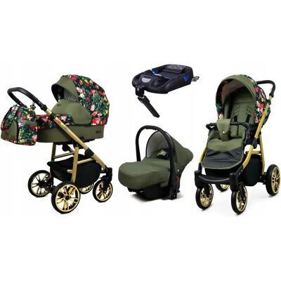 BABYLUX - CLASSIC GOLD 4 Em 1 - Cadre doré - 4-en-1 - Poussette - Publicité BABYLUX - CLASSIC GOLD 4 Em 1 - Cadre doré - 4-en-1 - Poussette - Publicité