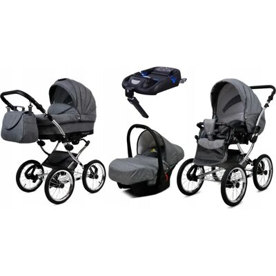 BABYLUX - MARGARET EXCLUSIVE 4in1 - Gris Flex - Poussette - Publicité BABYLUX - MARGARET EXCLUSIVE 4in1 - Gris Flex - Poussette - Publicité