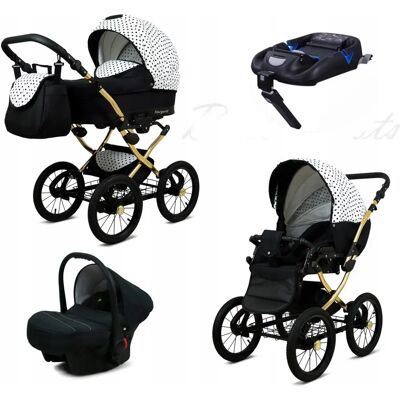 BABYLUX - MARGARET - Or - Points Noirs - Stroller - Publicité BABYLUX - MARGARET - Or - Points Noirs - Stroller - Publicité