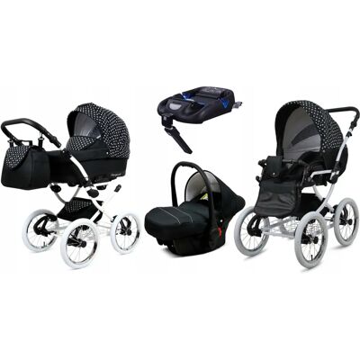 BABYLUX - MARGARET - White Dots - 4-in-1 - Poussette - Publicité BABYLUX - MARGARET - White Dots - 4-in-1 - Poussette - Publicité